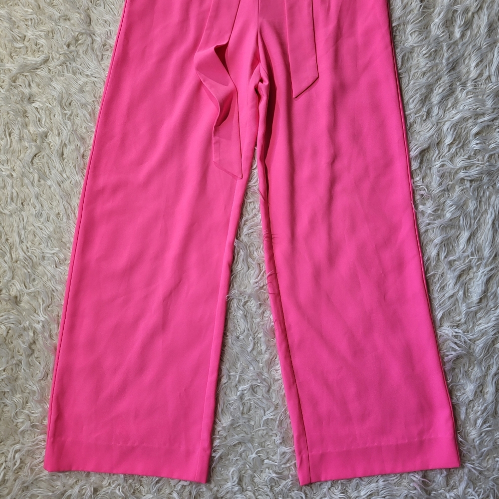 Lilly Pulitzer Jada Off-The-Shoulder Jumpsuit in Pink Isle Size 8 - Picture 6 of 15